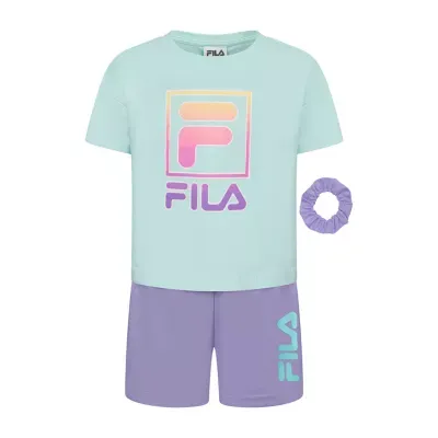 FILA Little Girls 2-pc. Short Set