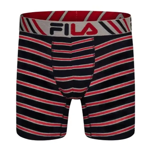 FILA Ultra Soft Stretch No Fly Mens 4 Pack Boxer Briefs - JCPenney