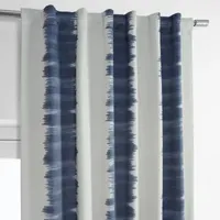 Exclusive Fabrics & Furnishing Flambe Light-Filtering Rod Pocket Back Tab Single Curtain Panel