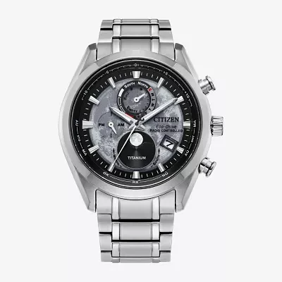 Citizen Super Titanium Mens Silver Tone Bracelet Watch By1010-57h