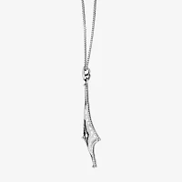 Womens Sterling Silver Pendant Necklace