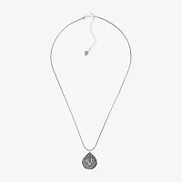 Womens Sterling Silver Pendant Necklace