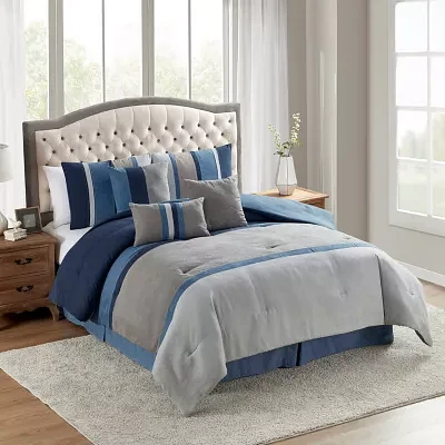 Sweet Home Collection Winston Suede 7-pc. Midweight Down Alternative Comforter Set