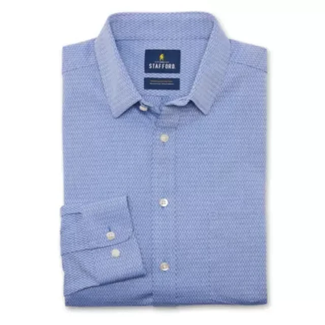 green emerald velvet dress Non-Iron Cotton Diagonal Stripe Dress Shirt main image 1