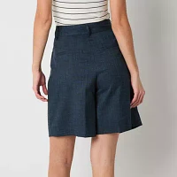 Worthington Womens Mid Rise Bermuda Short