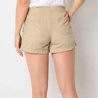 St. John's Bay Womens Mid Rise Stretch Fabric Soft Short