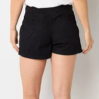 St. John's Bay Womens Mid Rise Stretch Fabric Soft Short