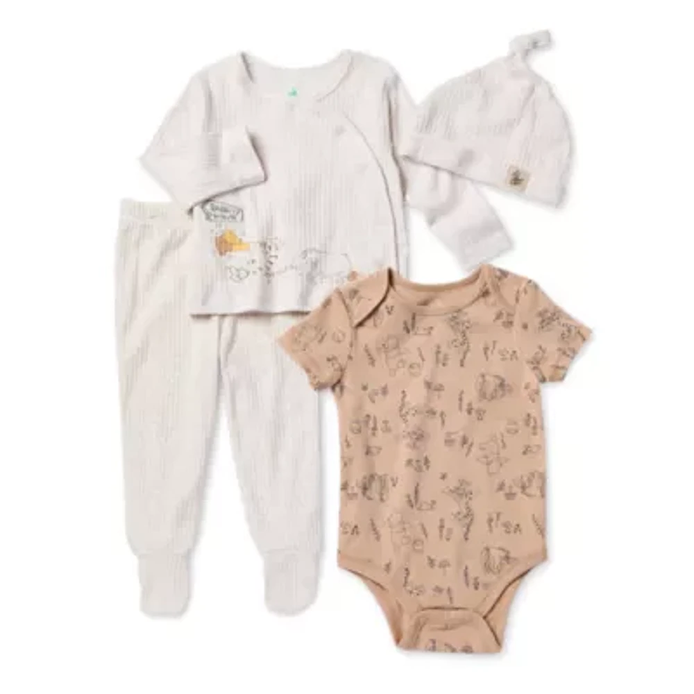 Disney Baby Unisex 4-pc. Winnie The Pooh Pant Set