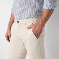 St. John's Bay Stretch Chino Mens Slim Fit Flat Front Pant