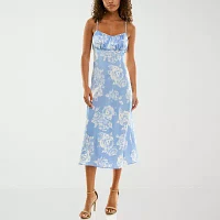 B. Smart Womens Sleeveless Floral Midi Maxi Dress Juniors