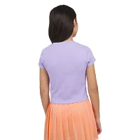 Champion Big Girls Crew Neck Short Sleeve T-Shirt