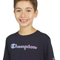 Champion Big Boys Crew Neck Short Sleeve Graphic T-Shirt