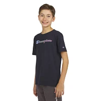 Champion Big Boys Crew Neck Short Sleeve Graphic T-Shirt