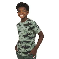 Champion Big Boys Crew Neck Short Sleeve Graphic T-Shirt