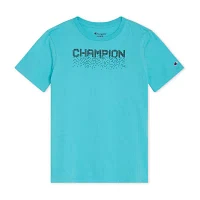 Champion Big Boys Crew Neck Short Sleeve Graphic T-Shirt