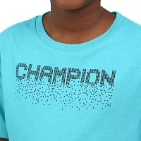 Champion Big Boys Crew Neck Short Sleeve Graphic T-Shirt