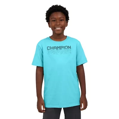 Champion Big Boys Crew Neck Short Sleeve Graphic T-Shirt