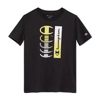 Champion Big Boys Crew Neck Short Sleeve Graphic T-Shirt