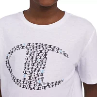 Champion Big Boys Crew Neck Short Sleeve Graphic T-Shirt