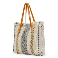 a.n.a Striped Woven Crossbody Bag