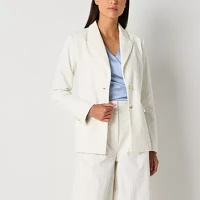 Worthington Tall Womens Corduroy Blazer