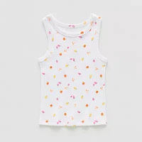 Okie Dokie Toddler & Little Girls Round Neck Tank Top