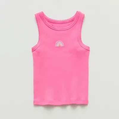 Okie Dokie Toddler & Little Girls Round Neck Tank Top