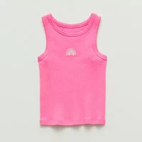 Okie Dokie Toddler & Little Girls Round Neck Tank Top