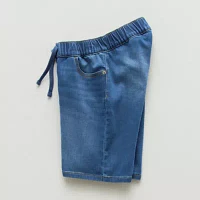 Thereabouts Little & Big Boys Adaptive Adjustable Waist Pull-On Denim Short