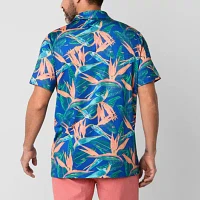 St. John's Bay Performance Mens Classic Fit Short Sleeve Polo Shirt