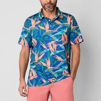 St. John's Bay Performance Mens Classic Fit Short Sleeve Polo Shirt