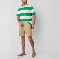 St. John's Bay Rugby Mens Classic Fit Short Sleeve Polo Shirt