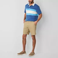 St. John's Bay Rugby Mens Classic Fit Short Sleeve Polo Shirt