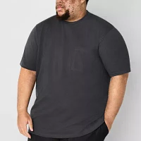 Stylus Big and Tall Mens Crew Neck Short Sleeve Pocket T-Shirt