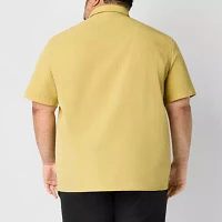 Stylus Big and Tall Mens Classic Fit Short Sleeve Button-Down Shirt