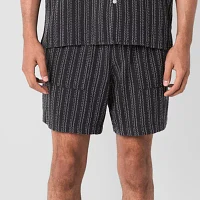 Arizona 6" Mens Textured Pull-On Short