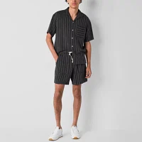 Arizona 6" Mens Textured Pull-On Short