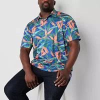 St. John's Bay Performance Big and Tall Mens Classic Fit Short Sleeve Polo Shirt