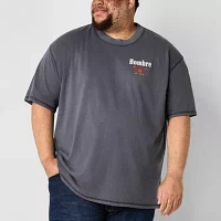 Arizona Big and Tall Mens Crew Neck Short Sleeve Classic Fit Graphic T-Shirt