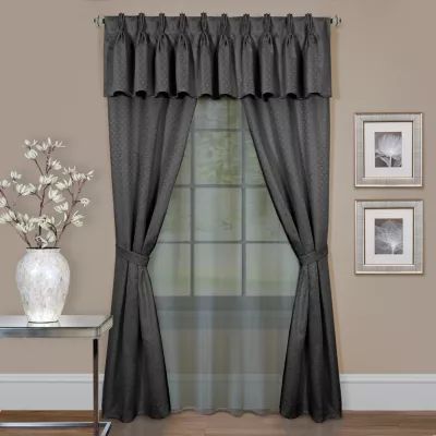 Claire Light-Filtering Rod Pocket Curtain Panel