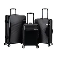 Rockland Polycarbonate Abs Upright 3-pc. Hardside Lightweight Luggage Set