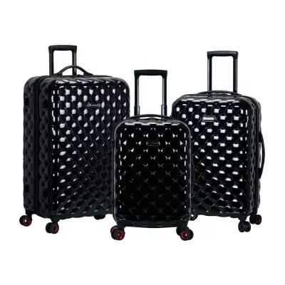 Rockland Polycarbonate Abs Upright 3-pc. Hardside Lightweight Luggage Set
