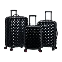 Rockland Polycarbonate Abs Upright 3-pc. Hardside Lightweight Luggage Set