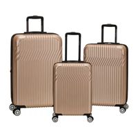 Rockland Pista Abs Non Expandable 3-pc. Hardside Lightweight Luggage Set