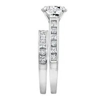 Womens CT. T.W. Cubic Zirconia Sterling Silver Round Bridal Set