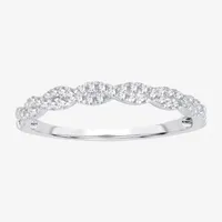 Signature By Modern Bride 1/5 CT. T.W. Natural White Diamond 10K Gold Anniversary Wedding Band