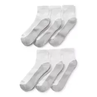 Dickies Stain Resistant 6 Pair Quarter Ankle Socks Mens