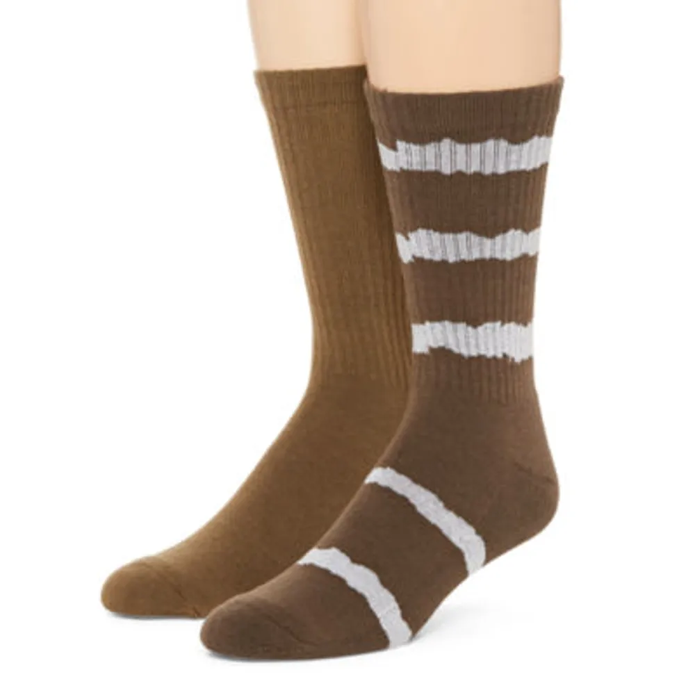 mutual weave Pair Crew Socks Mens