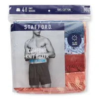 Stafford Knit Mens 4 Pack Boxers