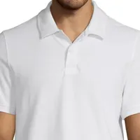 St. John's Bay Premium Stretch Mens Classic Fit Short Sleeve Polo Shirt